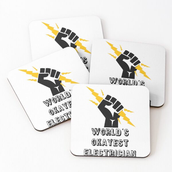 Item preview, World's Okayest Electrician - Electrician Sticker designed and sold by StickersStore.