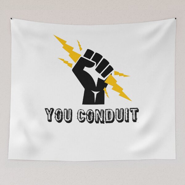 Item preview, You Conduit - Electrician Sticker designed and sold by StickersStore.