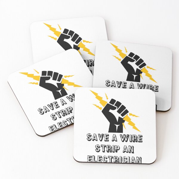 Item preview, Save A Wire Strip An Electrician - Electrician Sticker designed and sold by StickersStore.