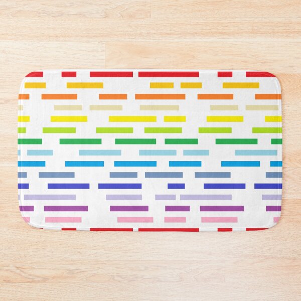 Item preview, Broken Broader Spectrum Rainbow and White Stripes  designed and sold by lornakay.