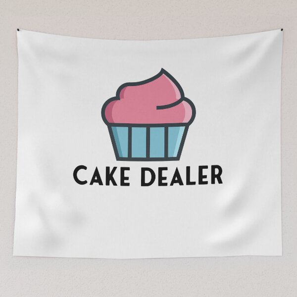 Item preview, Cake Dealer - Baking Sticker designed and sold by StickersStore.