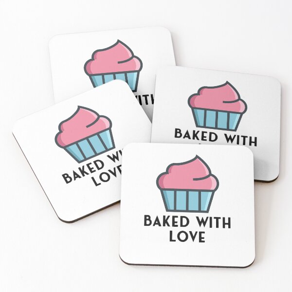 Item preview, Baked With Love - Baking Sticker designed and sold by StickersStore.