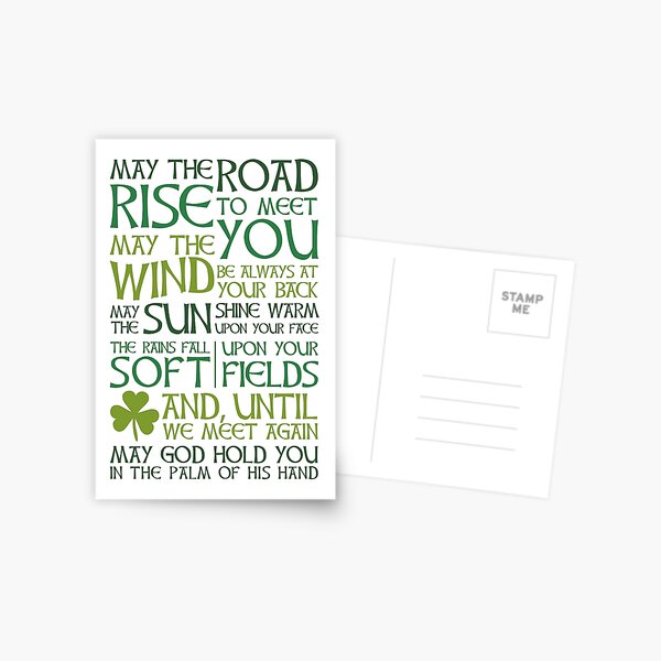 Item preview, May the road rise to meet you - Irish Blessing designed and sold by tiffne.