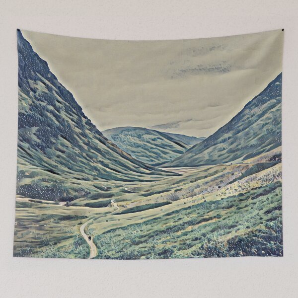 Item preview, Valley of Waves designed and sold by nest-prints.