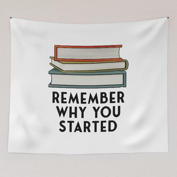 Item preview, Remember Why You Started - Teaching Sticker designed and sold by StickersStore.