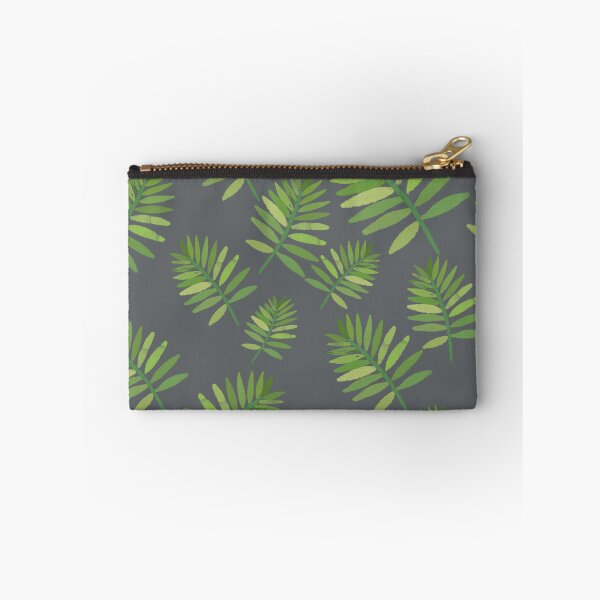 Item preview, Tropical leaves - grey  designed and sold by SturgesC.