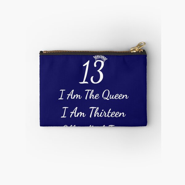 Item preview, Happy 13th Birthday I am the Queen, I am thirteen, Officially a teen, 13 years old designed and sold by marosharaf.