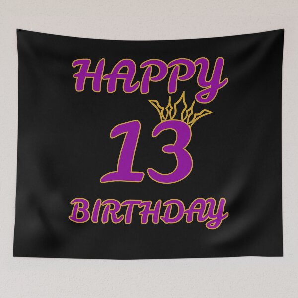 Item preview, Happy 13th Birthday I am the Queen, I am thirteen, Officially a teen, 13 years old designed and sold by marosharaf.