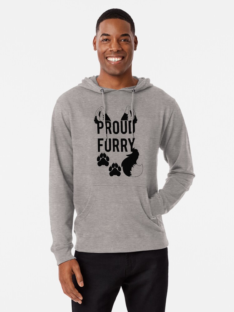 proud furry hoodie