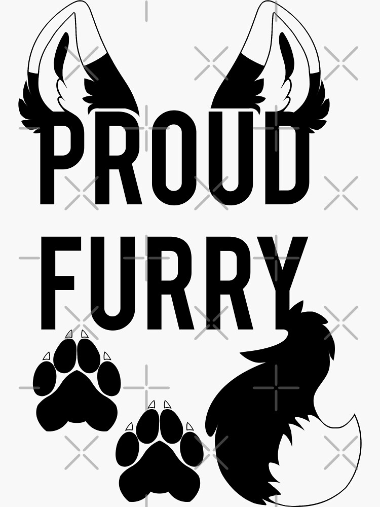 PROUD FURRY -clear tips- by 8Bit-Paws