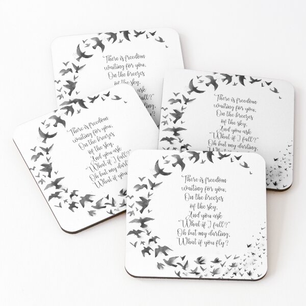 Item preview, What if I fall, what if you fly quote designed and sold by tiffne.