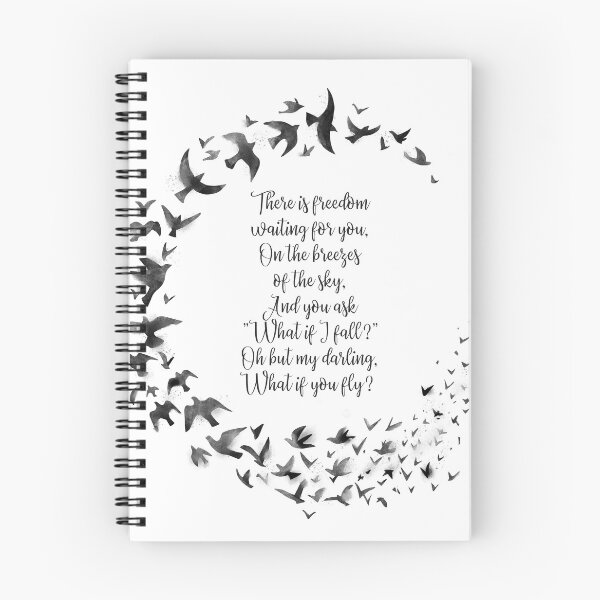 Item preview, What if I fall, what if you fly quote designed and sold by tiffne.