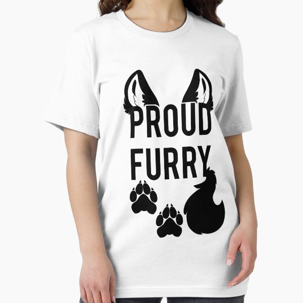 PROUD FURRY -black- Essential T-Shirt