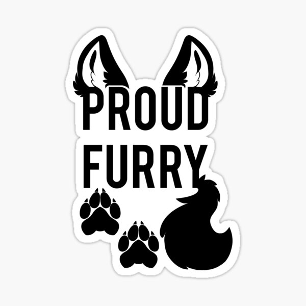 Item preview, PROUD FURRY   -black- designed and sold by 8Bit-Paws.