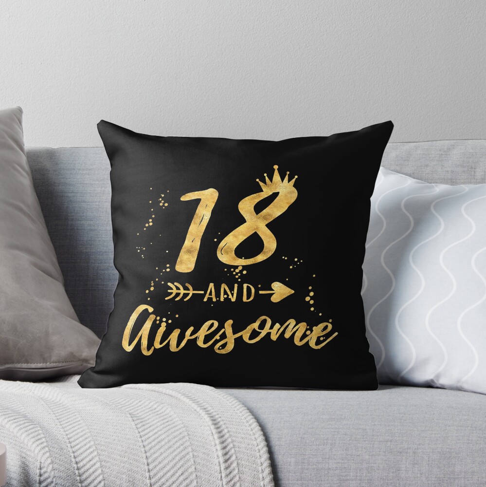  7th Birthday Gifts for Girls, Gifts for 7 Year Old Girls Pillow  Cover 18X 18, 7th Birthday Decorations for Girls, 7 Year Old Gifts, 7  Year Old Girl Birthday Gift Ideas