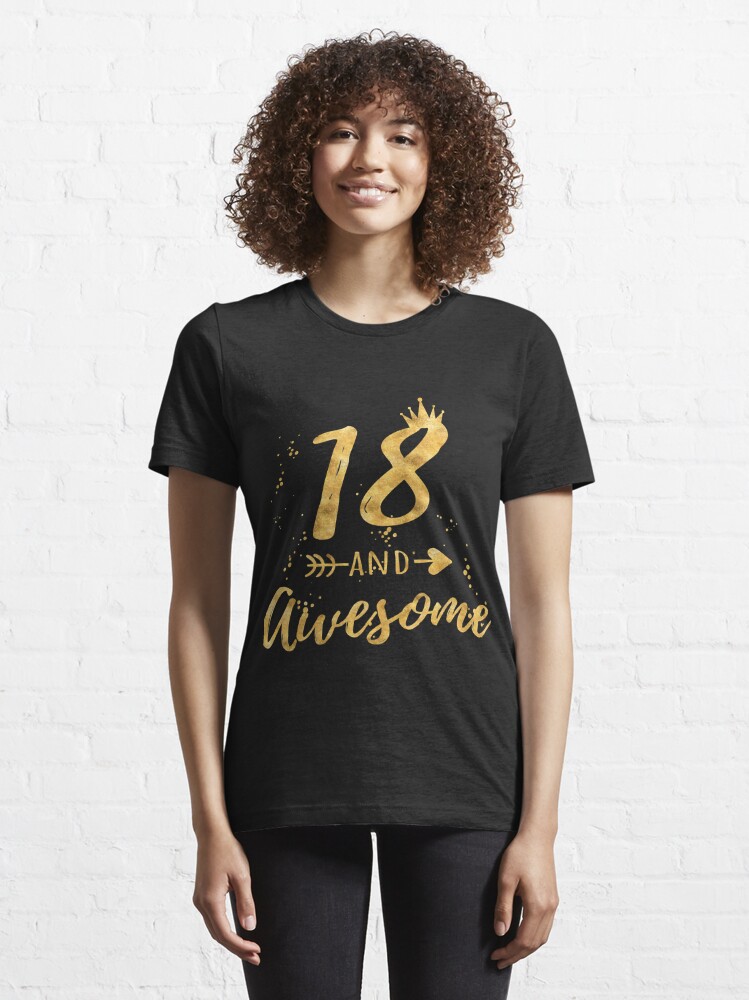 Essential T-Shirt for Sale mit 18. Geburtstag für Mädchen 18 und fantastische  Geschenke von simmonsgay312