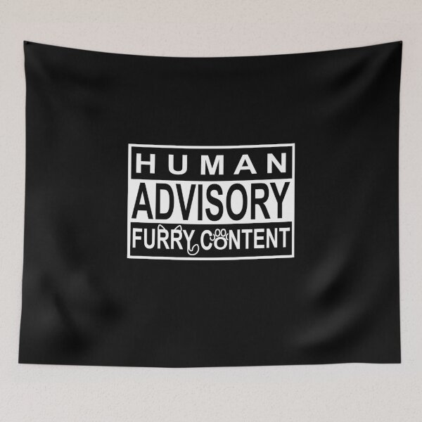 Item preview, Advisory - FURRY CONTENT designed and sold by 8Bit-Paws.