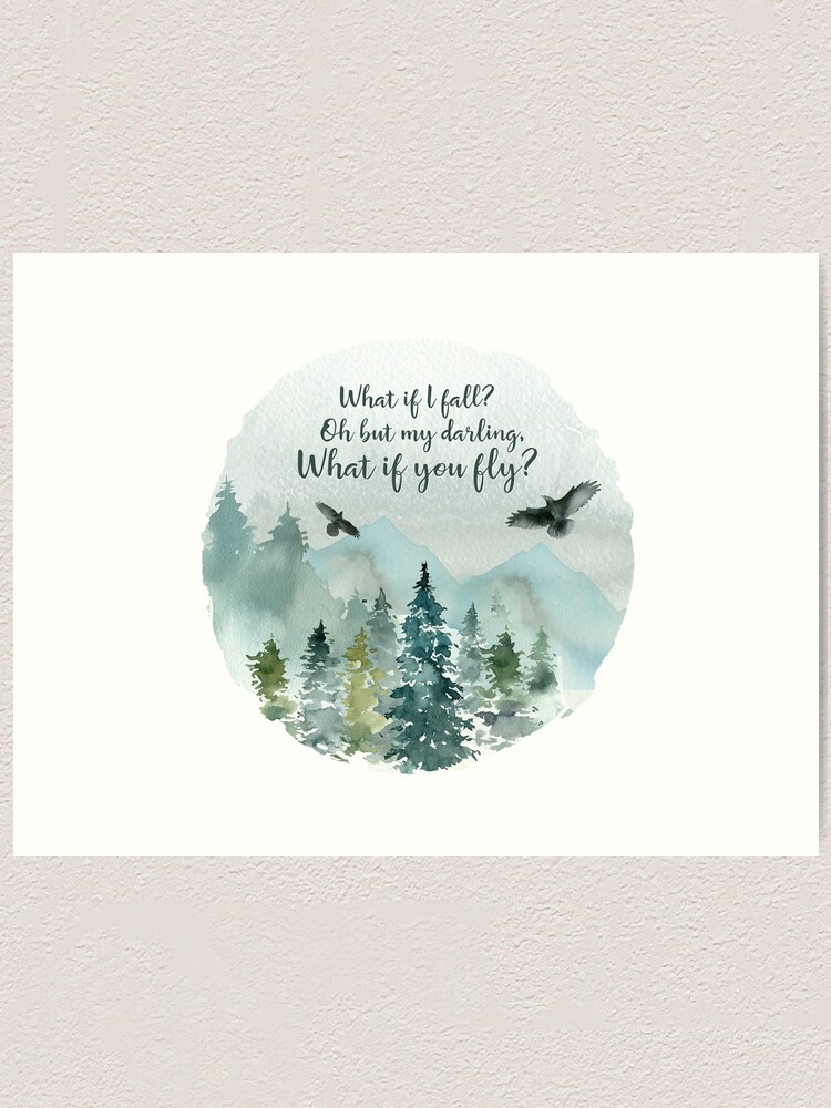 Canvas Tapestry Wall Hanging - What If You Fly