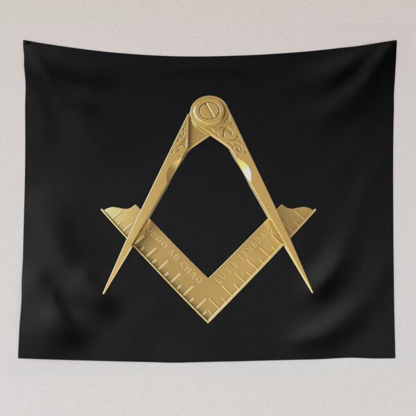 Item preview, Freemason Square & Compass Gold Masonic designed and sold by MasterMasonMade.