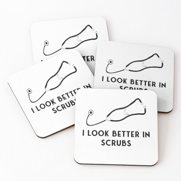 Item preview, I Look Better In Scrubs - Nurse Sticker designed and sold by StickersStore.