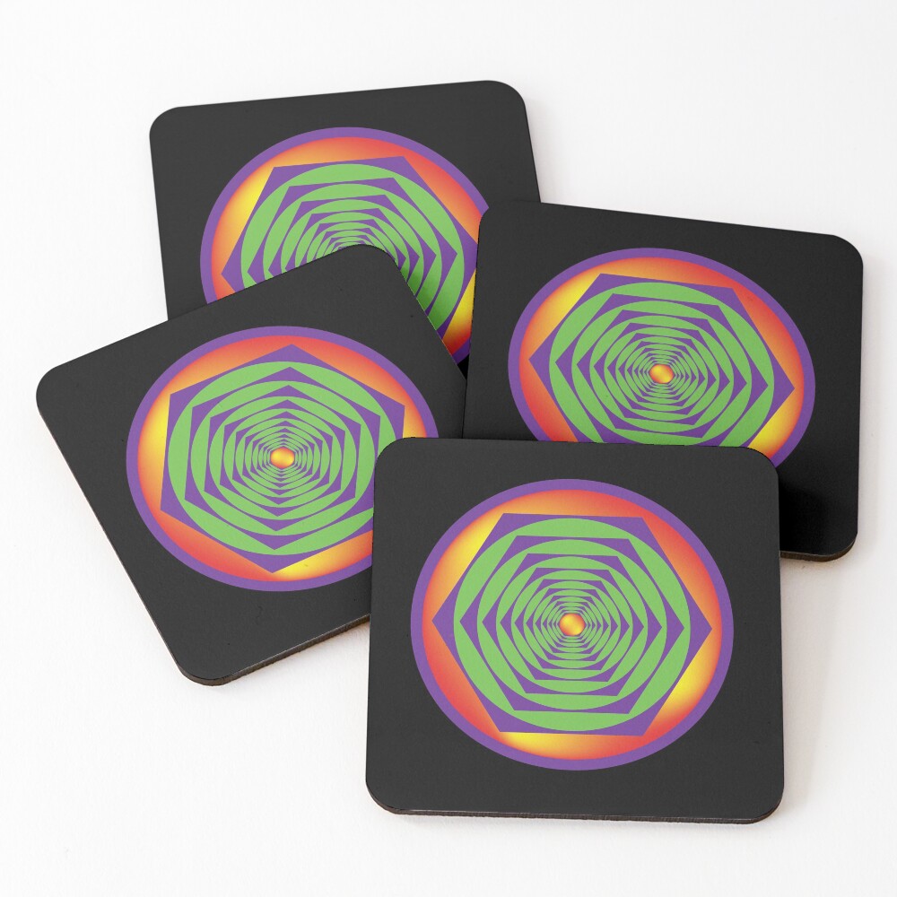 Item preview, Coasters (Set of 4) designed and sold by InfinitePathArt.