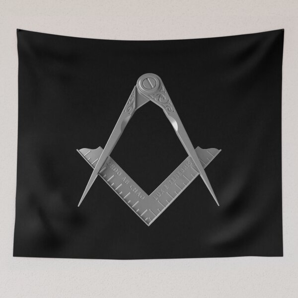 Item preview, Freemason Square & Compass Silver Masonic designed and sold by MasterMasonMade.