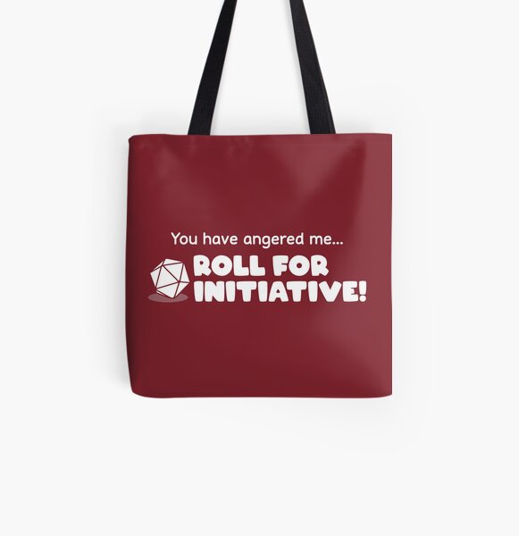 Roll for Initiative All Over Print Tote Bag