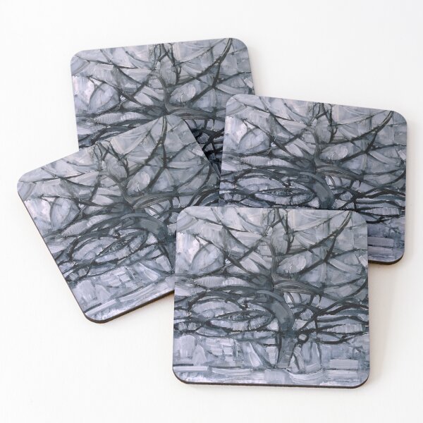 Item preview, Piet Mondrian - Grey Tree designed and sold by ArtExpression.