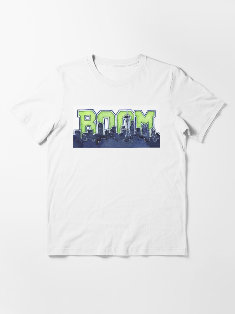 Legion of Boom 12th Man Art Seattle Space Needle Essential T