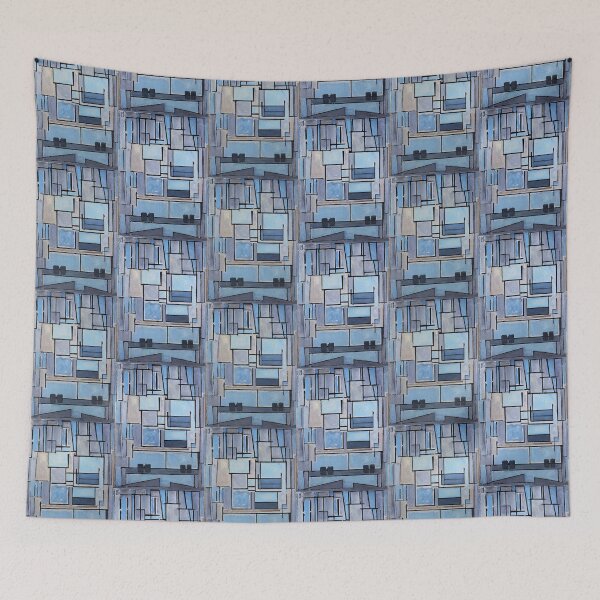Item preview, Piet Mondrian - Composition No 9 Blue Facade designed and sold by ArtExpression.