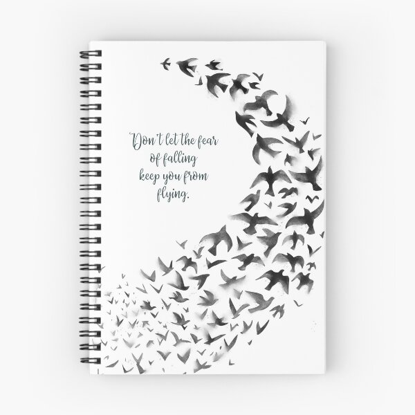 Item preview, Don't let the fear of falling keep you from flying quote designed and sold by tiffne.