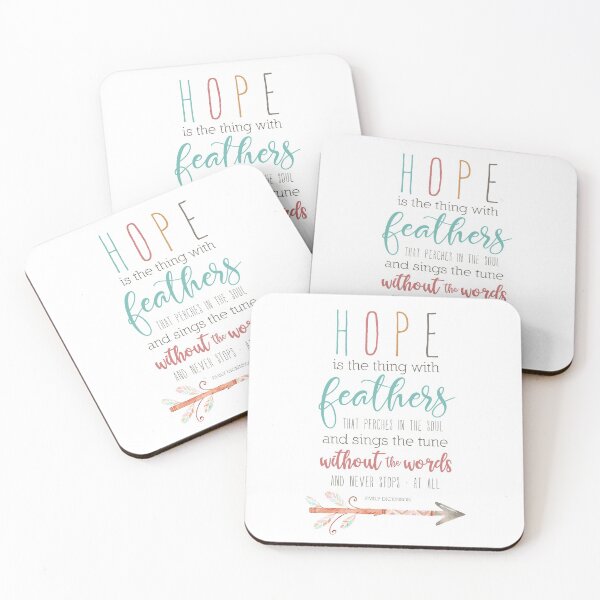 Item preview, Hope is the thing with feathers - Dickinson Quote designed and sold by tiffne.