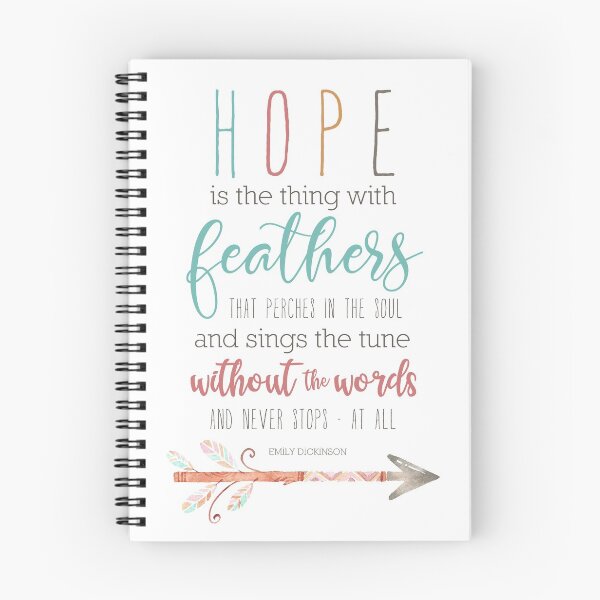Item preview, Hope is the thing with feathers - Dickinson Quote designed and sold by tiffne.