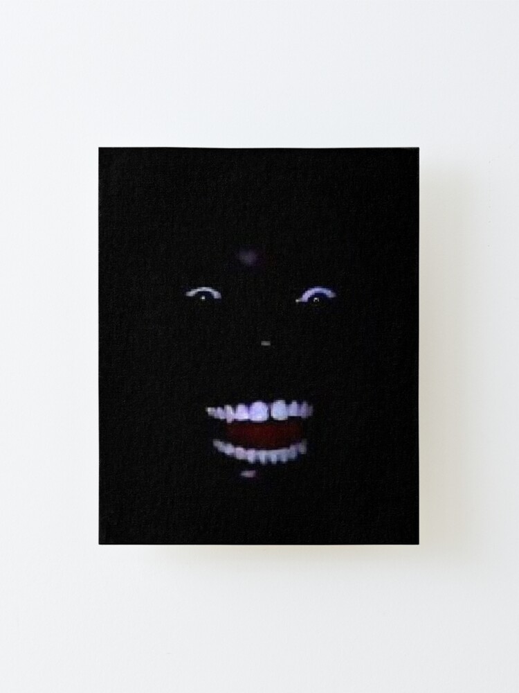 Black Man Laughing In The Dark Mounted Print By Artsylab Redbubble