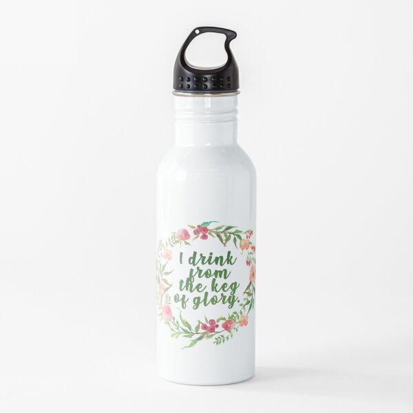 I drink from the keg of glory Water Bottle