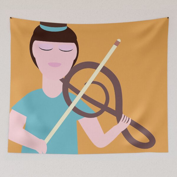 Item preview, Girl playing music designed and sold by Reginamp.