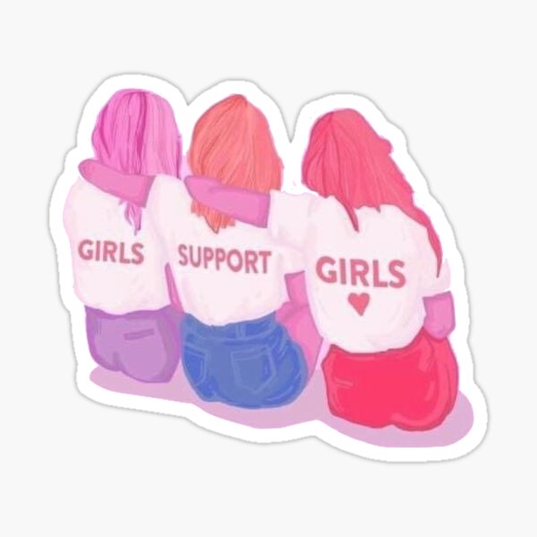 Girls Support Girls Sticker