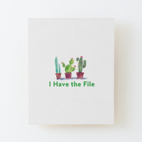 I have the file Wood Mounted Print