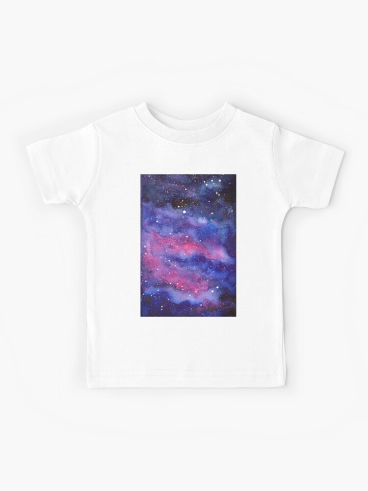 Nebula Watercolor Galaxy Acrylic Print by Olga Shvartsur - Pixels Merch