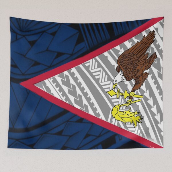 Item preview, American Samoa Tribal Flag  designed and sold by MARIALOSA P.