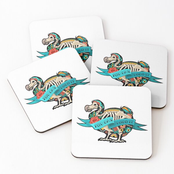 Item preview, colorful neo traditional dodo bird tattoo designed and sold by Adamova.