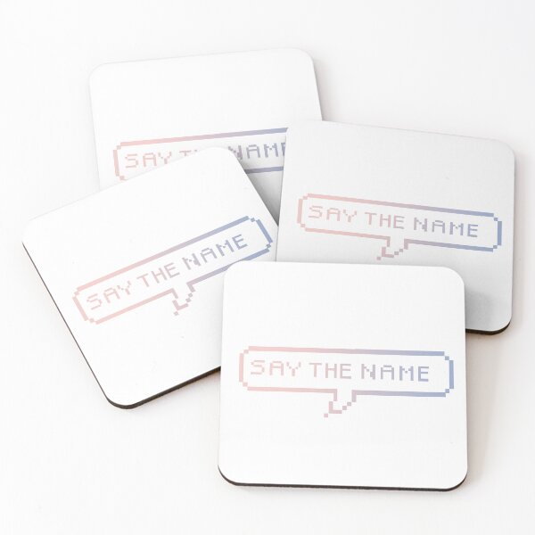 Item preview, Say The Name - Pixel Speech Bubble  designed and sold by BambooBanana.