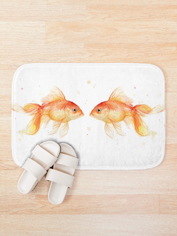 Alternate view of Goldfish Love Bath Mat