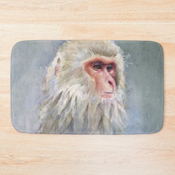 Item preview, Snow monkey Watercolor  designed and sold by Olga Shvartsur.