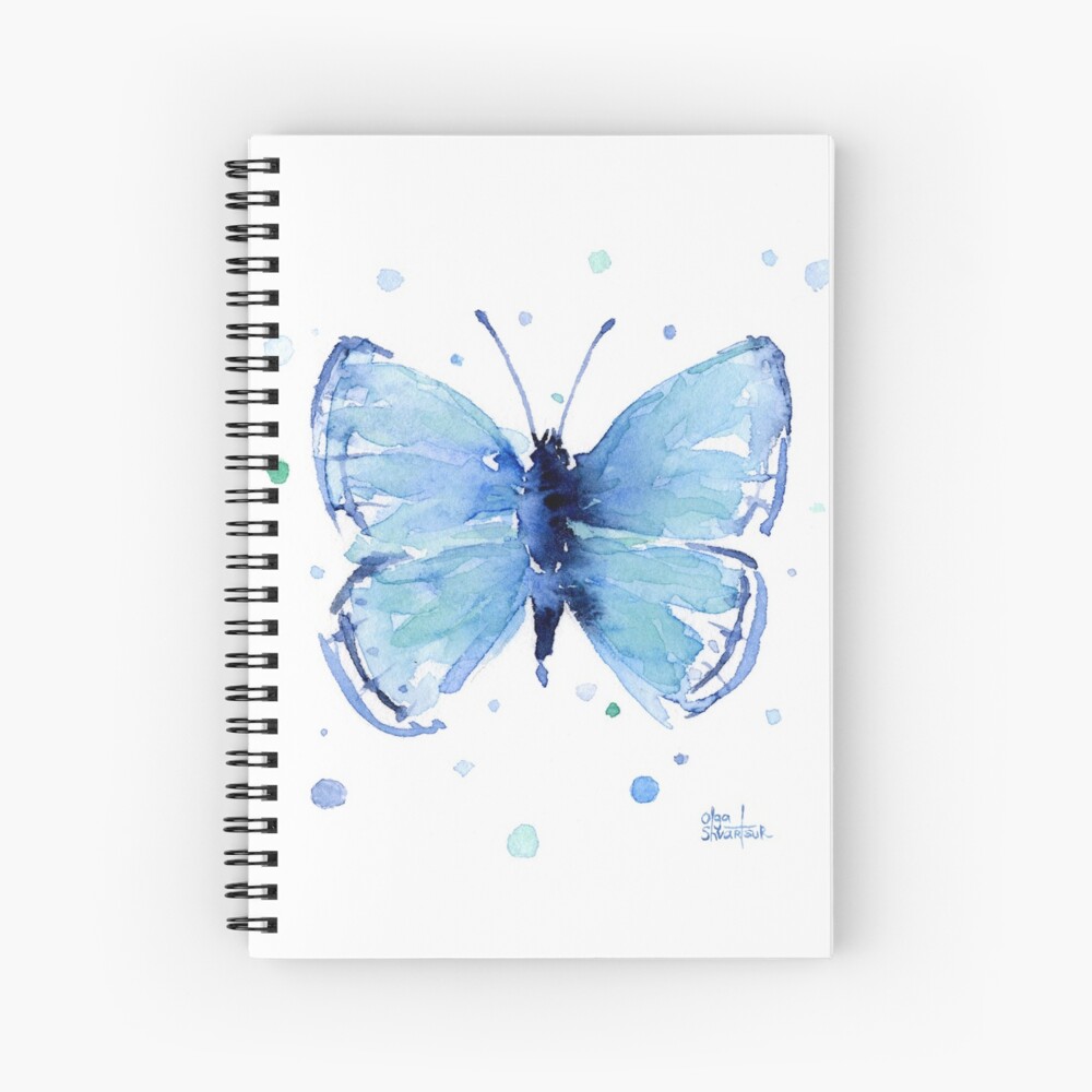 Papillon Morpho bleu - impression aquarelle, jet d’encre aquarelle,  papillon aquarelle, papillon Art, papillon bleu, peinture Blue Butterly