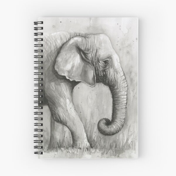 Item preview, Elephant Watercolor designed and sold by Olga Shvartsur.