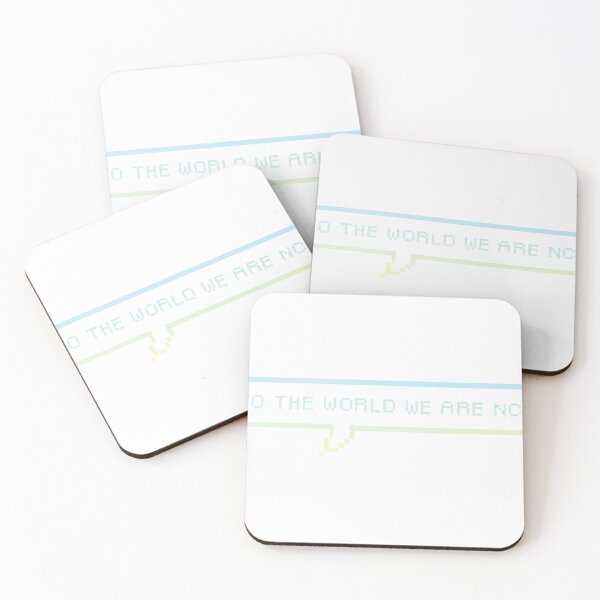 Item preview, To The World we are NCT - pixel speech bubble designed and sold by BambooBanana.