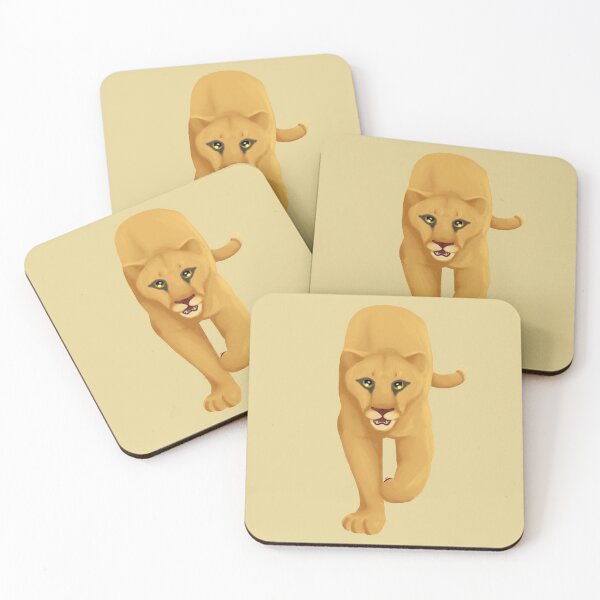 Item preview, Cougar (Savannah Yellow) designed and sold by IgniteWithin.