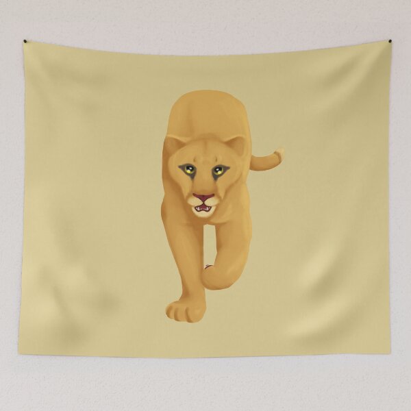 Item preview, Cougar (Savannah Yellow) designed and sold by IgniteWithin.