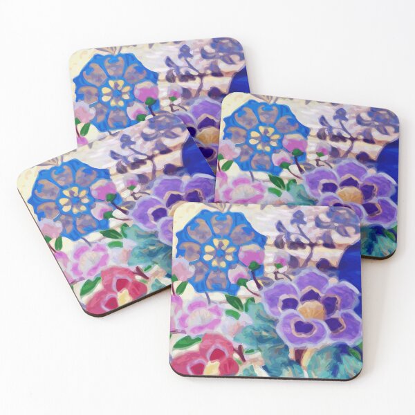 Item preview, Japanese Vintage Floral Textile Pattern designed and sold by Vicky Brago-Mitchell®.
